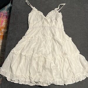Mustard Seed brand white mini dress